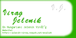 virag jelenik business card